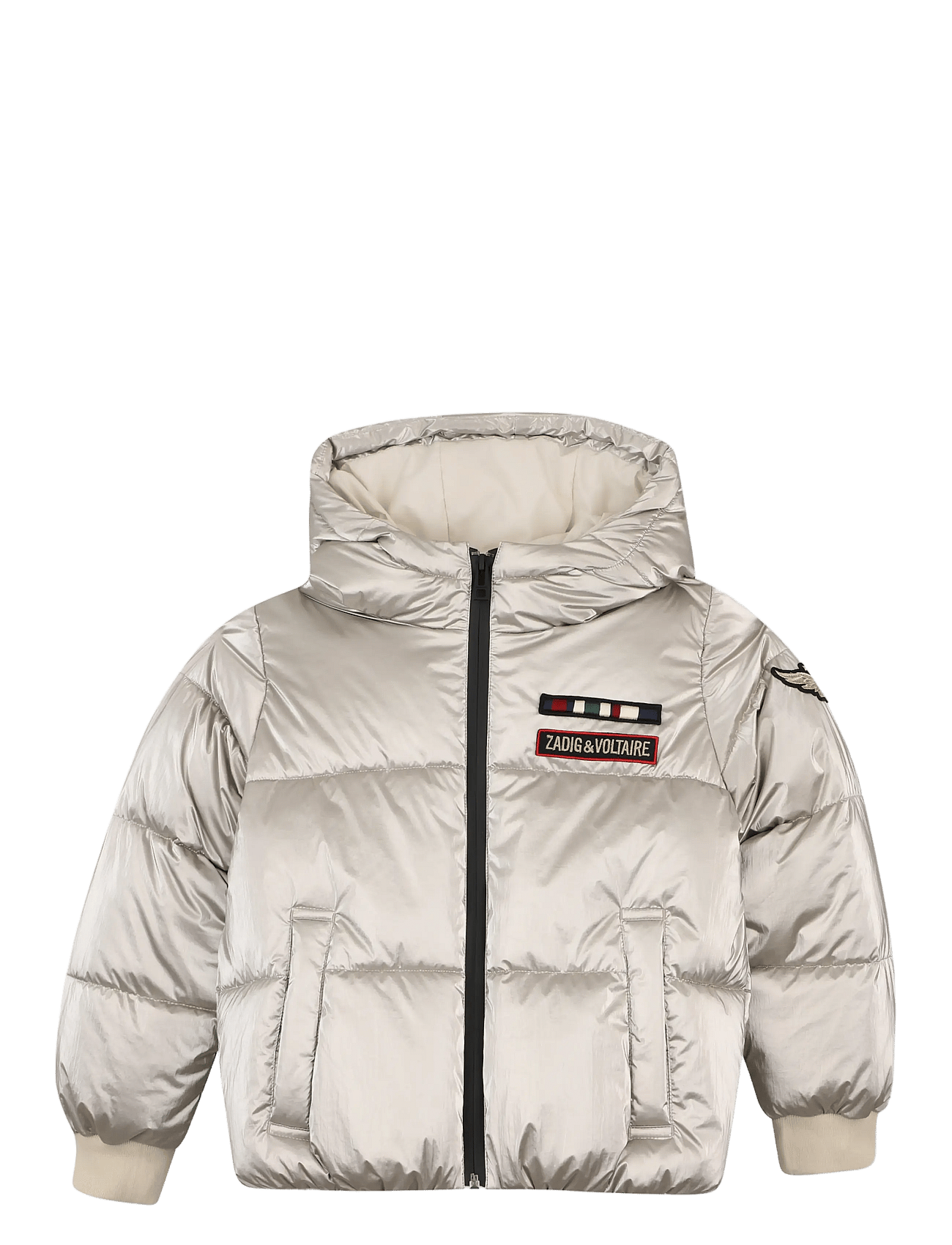 Zadig & Voltaire Kids Puffer Jacket - Gold - 152