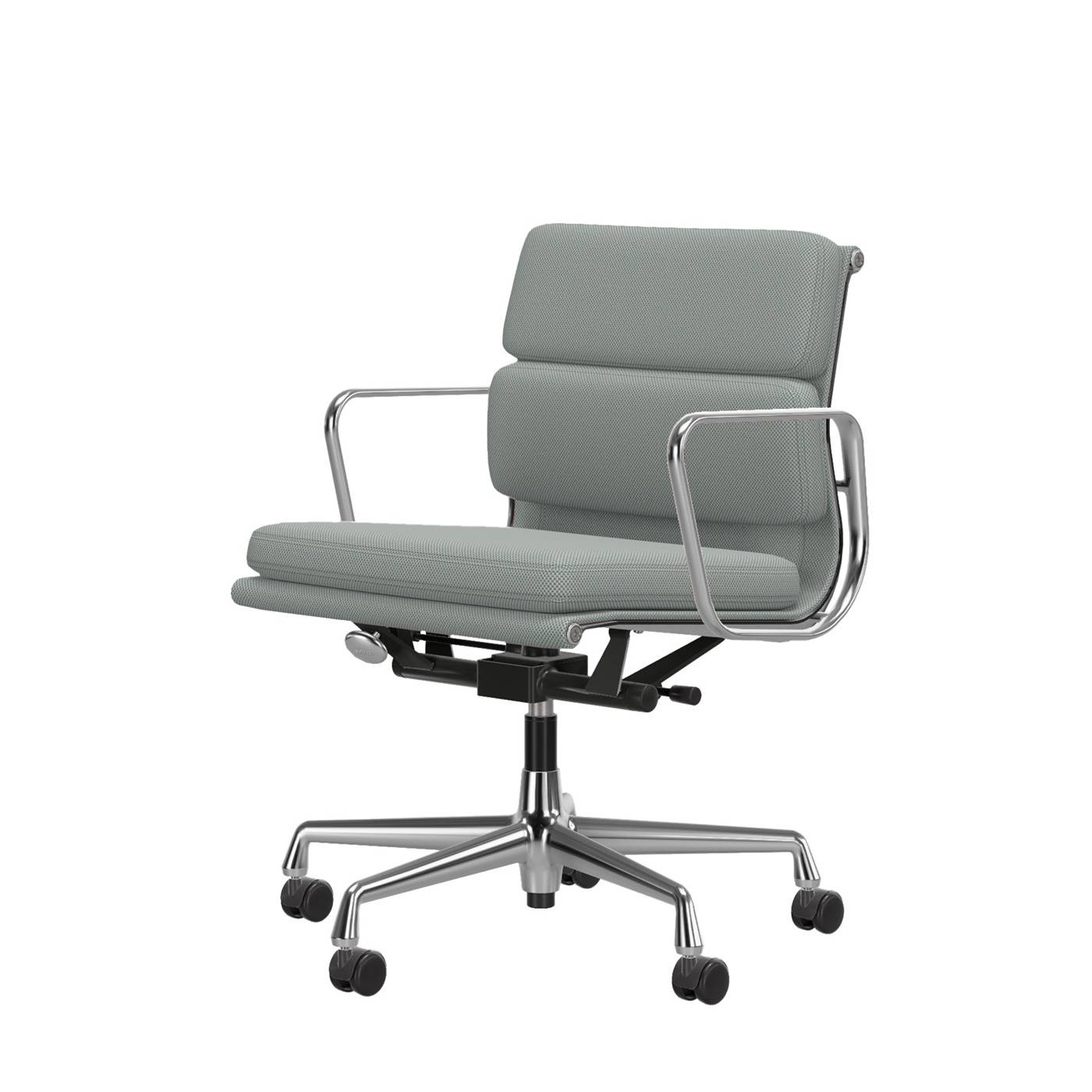 EA217 Soft Pad Kontorstol - Poleret/Ice blue/Cream