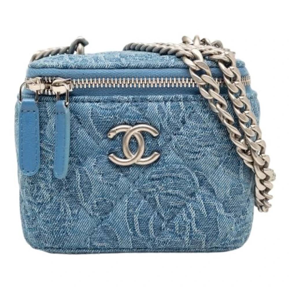Chanel Vintage - Pre-owned Quilted Denim Mini Crossbody Vintage - Dam - ONE Size - Denim