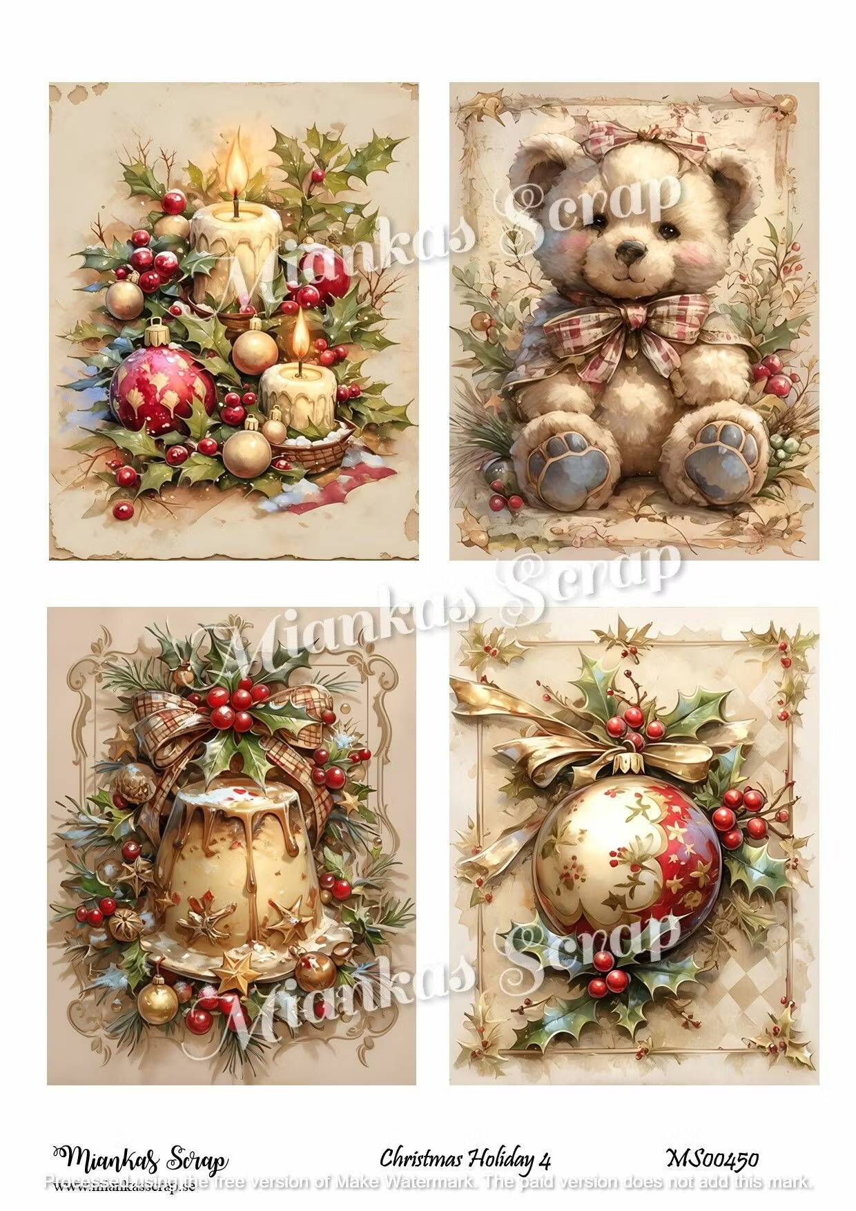 Miankas Scrap klippark - Christmas Holiday 4