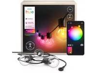 Philips Hue White and Color Gradient Festavia utomhusljusslinga med globformade glödlampor - 7 m
