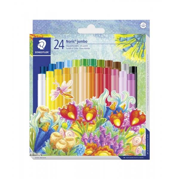 Oljepastell Noris Jumbo 11mm - 24 kritor