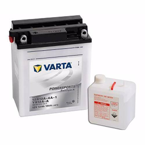 Varta 512 011 012 MC batteri 12 volt 12Ah (+pol til venstre).
