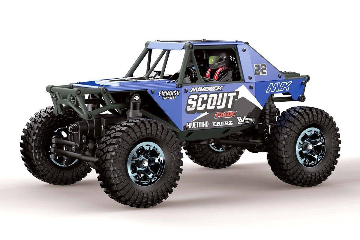 HPI Scout-24 Flux 1/24th Rock Crawler - Blue