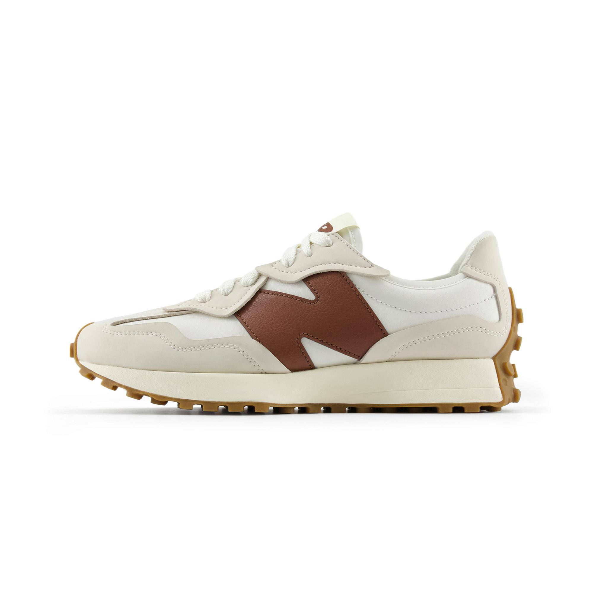 New Balance 327 Sea Salt Rich Oak Angora Unisex U327WNPS cm white