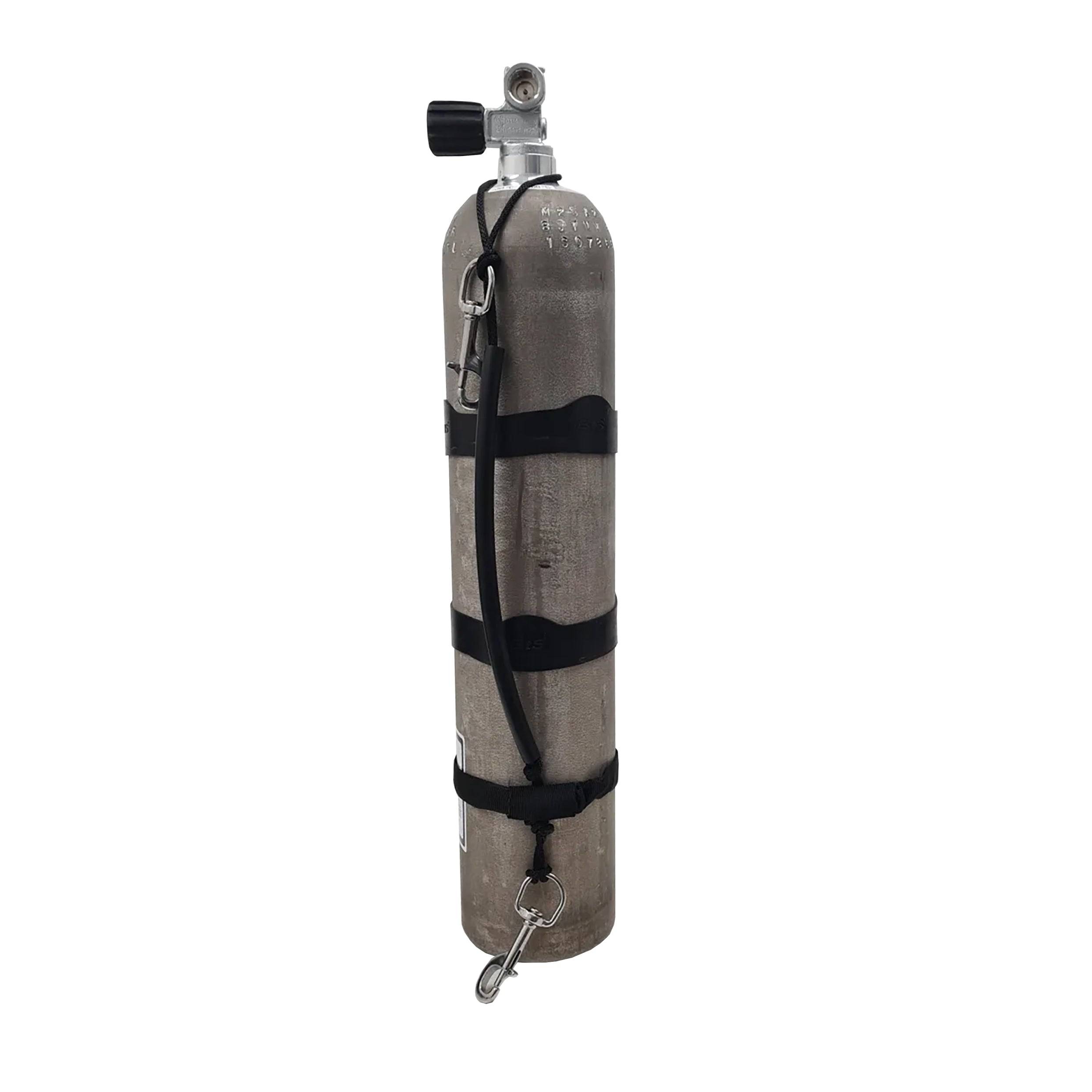 5,7L Alu. Flaske 40CF 230Bar / Stage-system m. DIN VENTIL & REG