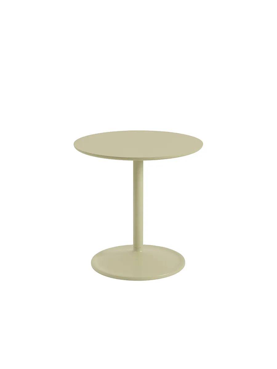 Soft Side Table, Ø48/H48 fra Muuto Beige Green Laminat - Jacobsen Plus