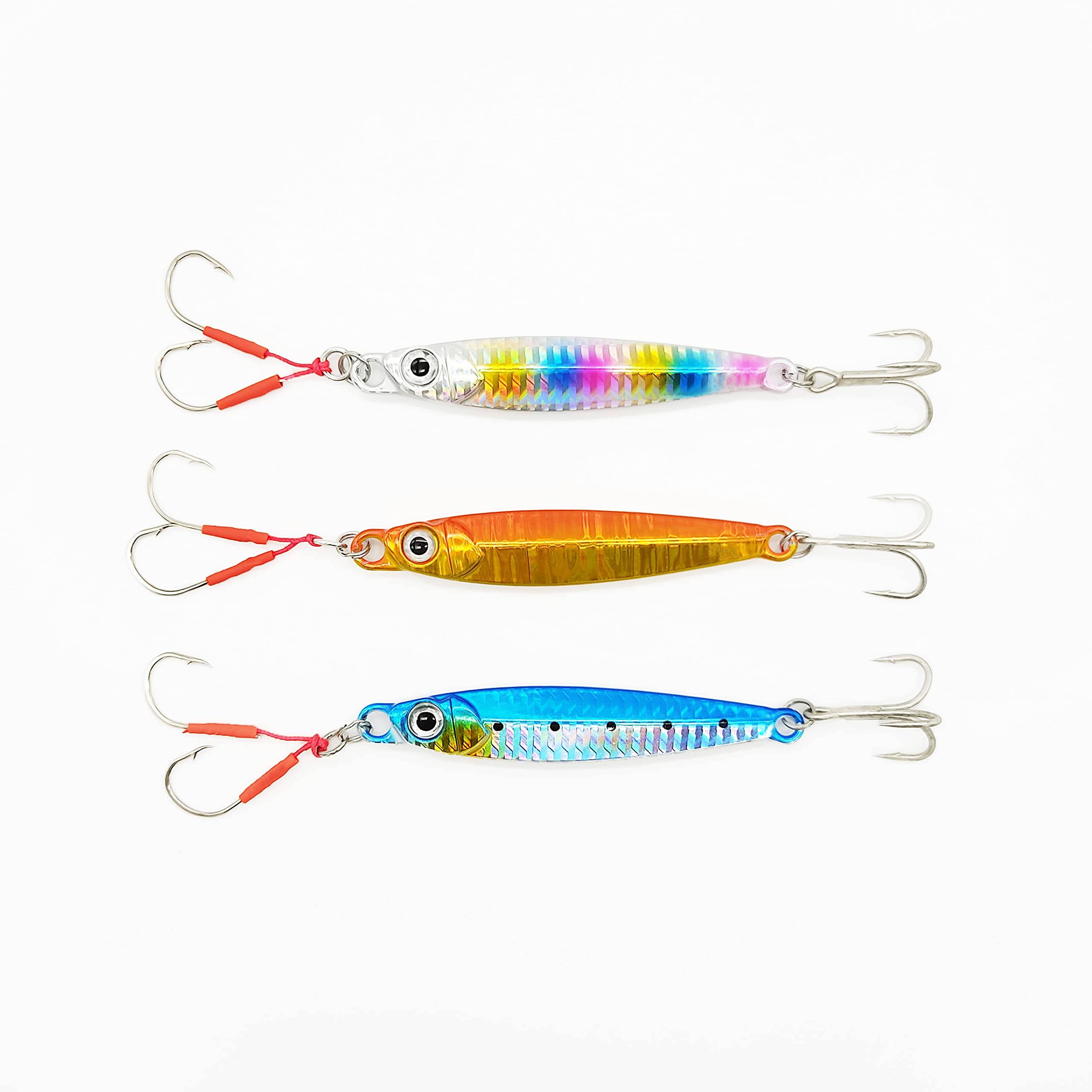 Orurudo Fishing Tackle Tungsten Jig Tangled B 3 Colors Equipped with W Assist Hook Orurudo Tungsten Jig qb100200y07n0 (Set B) (100g)