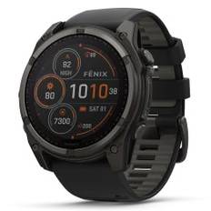 Garmin fenix 8 - 51mm, Solar, Sapphire, Carbon Grey Titanium/Black
