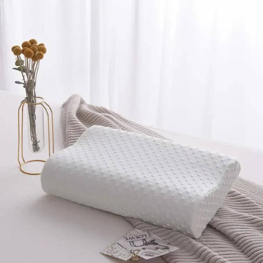 Long Pillow Memory Foam Bedding Pillow Neck Protection - Bamboo gray / 25X40cm (25X40cm)