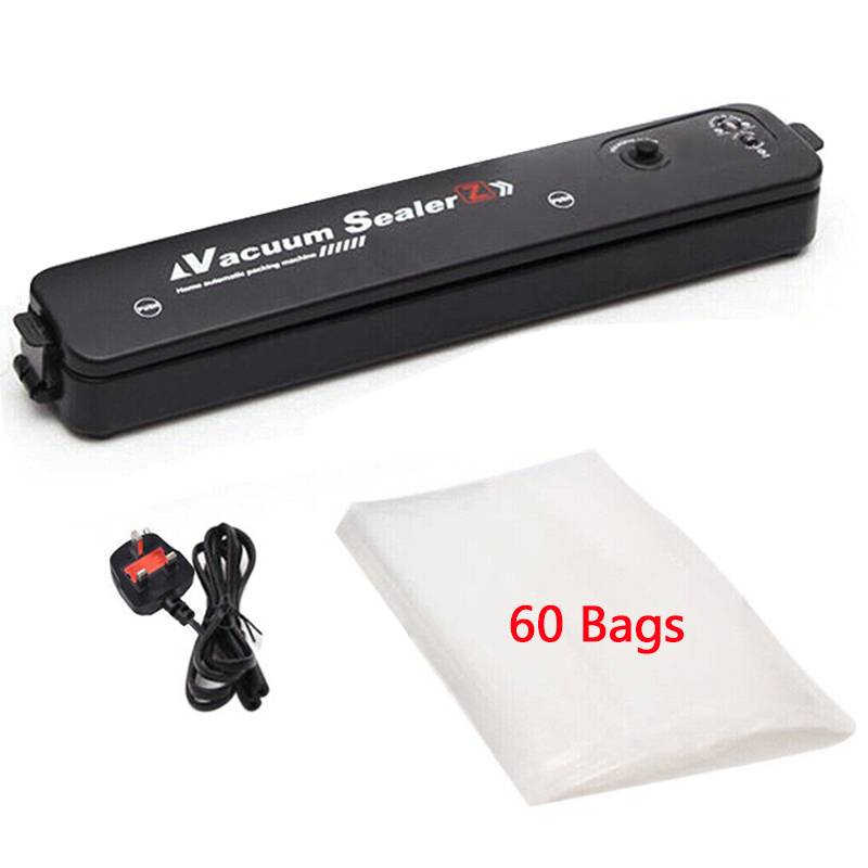 Automatic and Manual Vacuum Sealer Machine for Dry and Moist Food with 60Pcs Bags