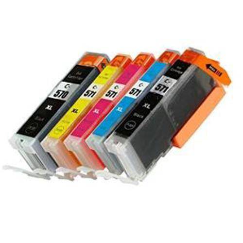 Cartouches d'encre - EMARKETPRICE - Pack de 5 - Grande capacité - Haute qualité - Compatible Canon