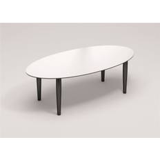 Thomsen Furniture Katrine Sofabord Ellipse 89x126x45 cm - Hvid