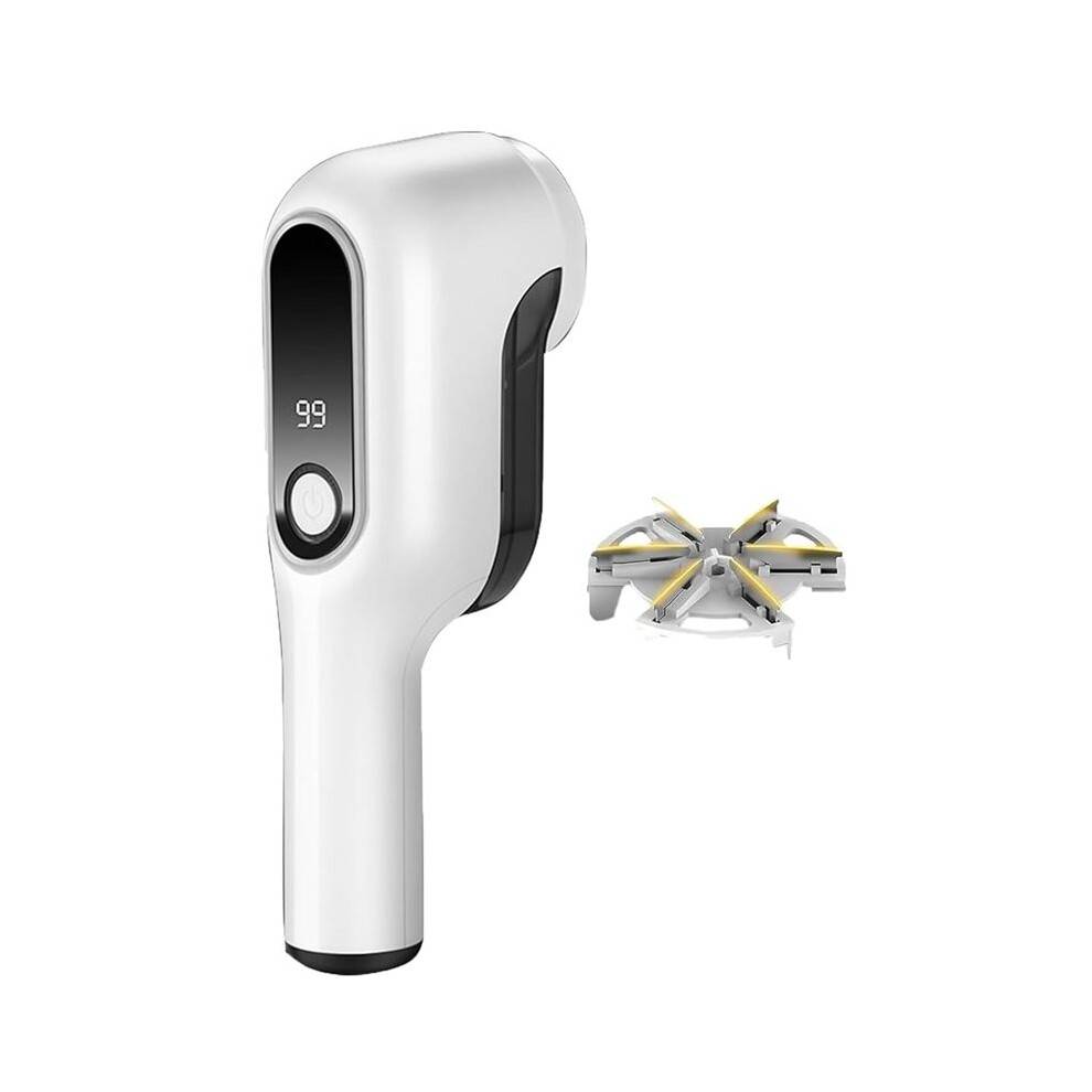 Electric Lint Remover Rechargeable,Lint Remover, Intelligent Digital Display Lints Shaver, Digital Power Displa White