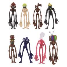 8-pack Siren Head Leksak Actionfigur Present till Barn