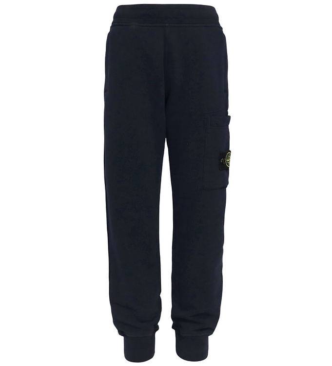 Stone Island Sweatpants - Marinblå Blue - Stone Island - 8 år (128) - Sweatpants
