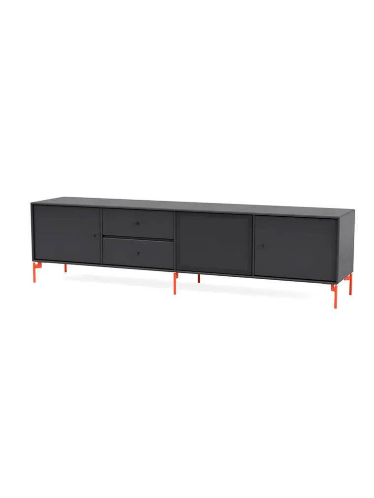 TV & Sound Modul, Octave VIII, inkl. ben fra Montana Anthracite / Rosehip - Jacobsen Plus