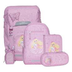 Beckmann Skoletaskesæt - Classic Maxi - Rosie - Pink - Beckmann - OneSize - Skoletaske