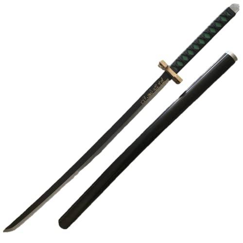 damdos Halloween rekvisita vapen demon of Slayer cosplay svärd PU skum 80 cm Tomioka Giyuu Kamado Tanjirou svärd födelsedagspresenter (Tokitou Muichiro)