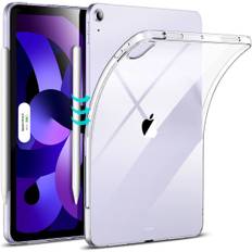 Transparent Bagside Cover Kompatibel med iPad Air 5. generation 2022 og iPad Air 4. generation 2020, Transparent Bagside, Understøttelse af Pencil 2