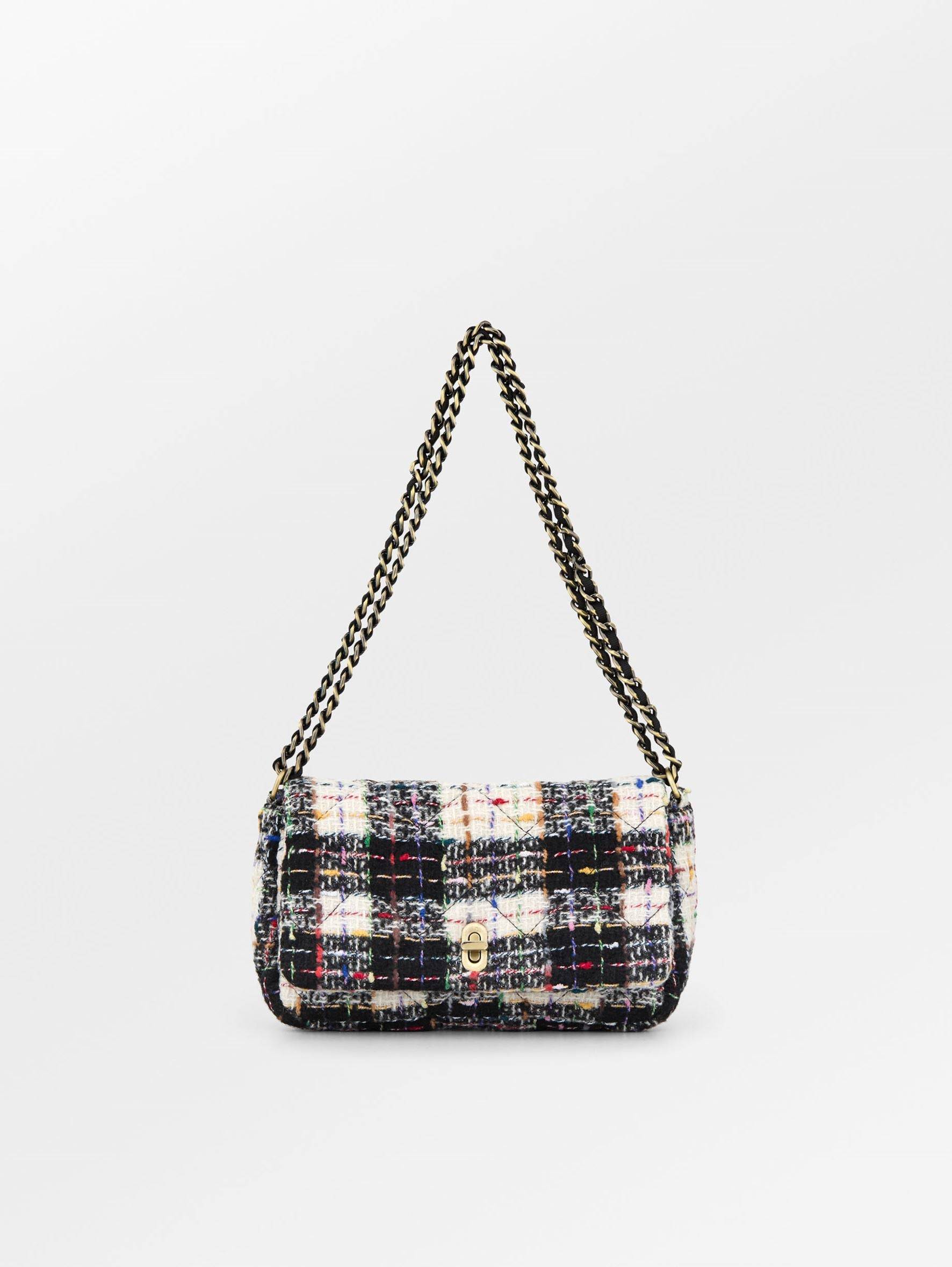 Boucle Checked Hollis Bag
