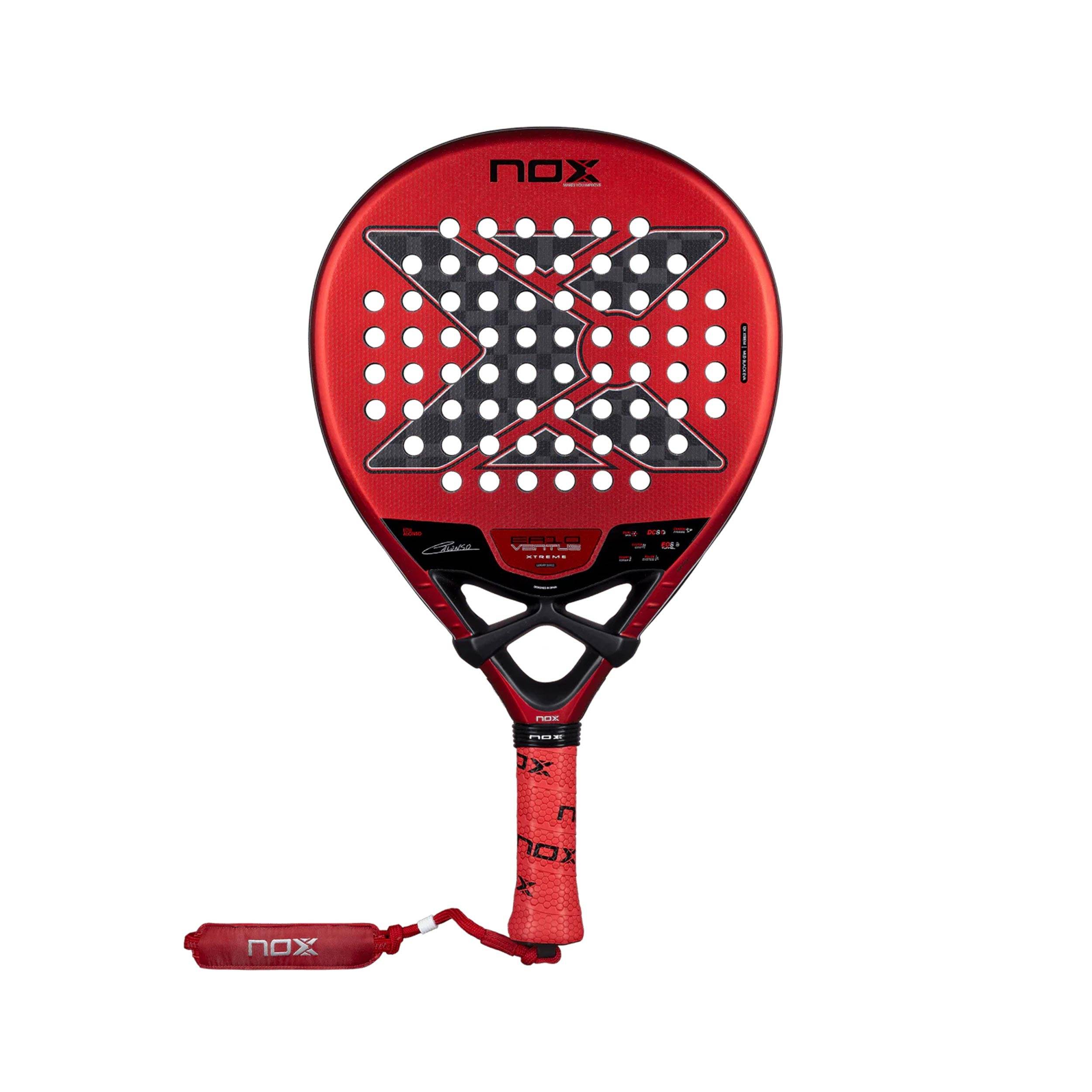 Nox Ventus Hybrid 12k Xtreme Padelracket - röd