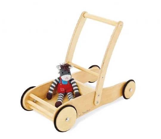 Gåvogn Massiv træ, klarlarkeret Pinolino Baby Legetøj 039967