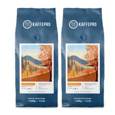 Kaffepro Golden Harvest - Kaffepaket: 2 x 1kg Kaffebönor - 2 x 1kg