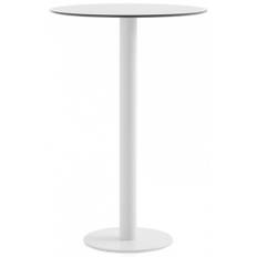 Diabla Mona bar havebord i stål og phenolic kunststof H105 x Ø70 cm - Hvid