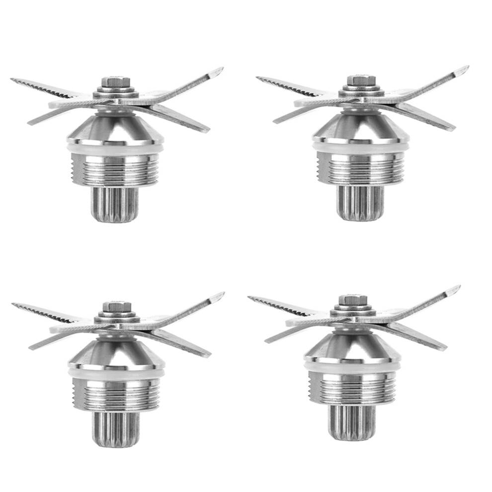 4X Blender Blade Replacement, 6-Blade Juicer Replacement Blade, Blender Replacement Parts for Biolomix Blender