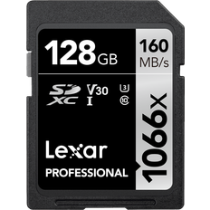 Lexar SDXC Pro 1066x U3 UHS-I R160/W120 (V30) 128GB