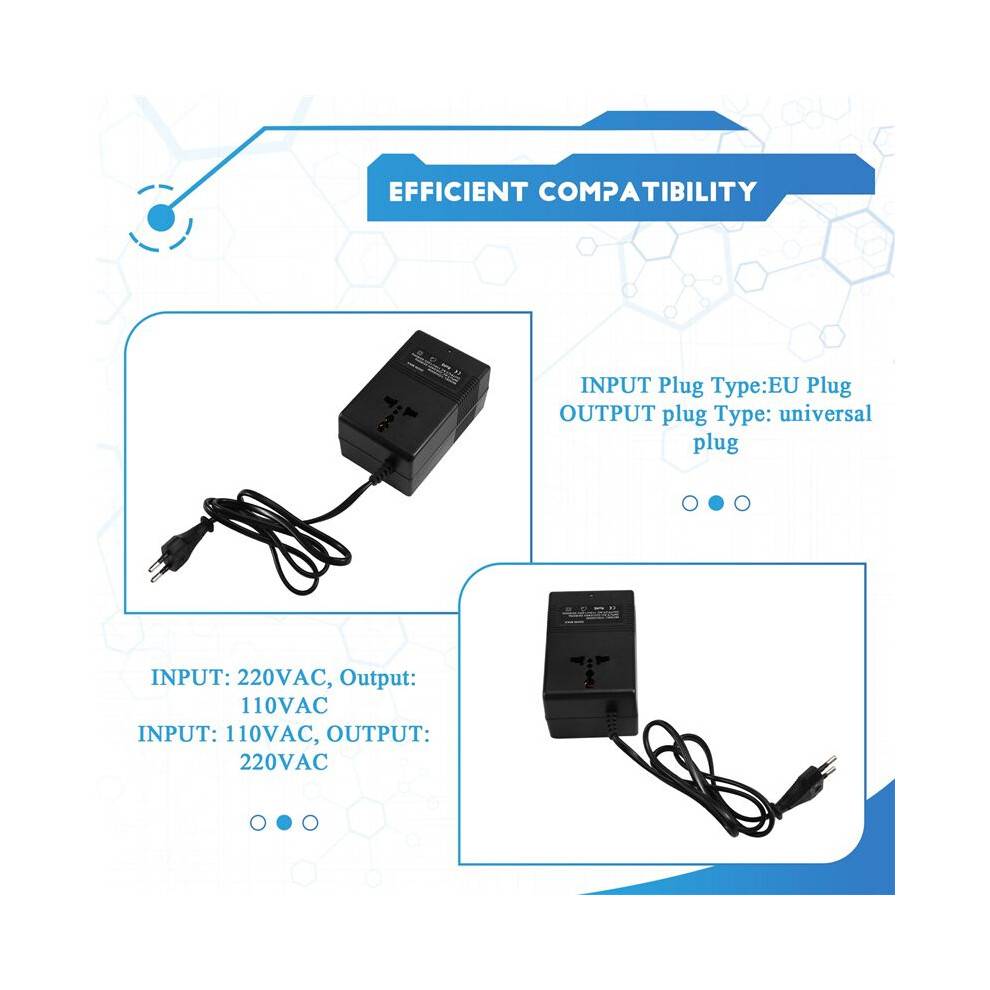 300W Voltage Converter Transformer 220V to 110V Steps Down Transformer 110V to 220V Travel Adapter Inverter EU Plug