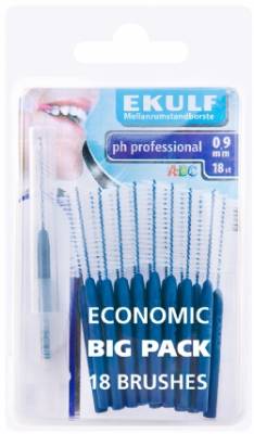 EKULF Mellanrumborste PH 18 st 0,9 mm