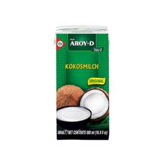 Aroy-D kokosmælk 17-19% original 500 ml. - Kokosmælk