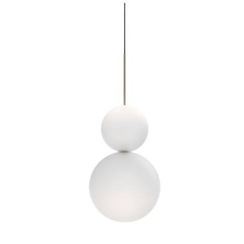 Opium 2 Pendel Frostet/Semi Glossy Aluminium