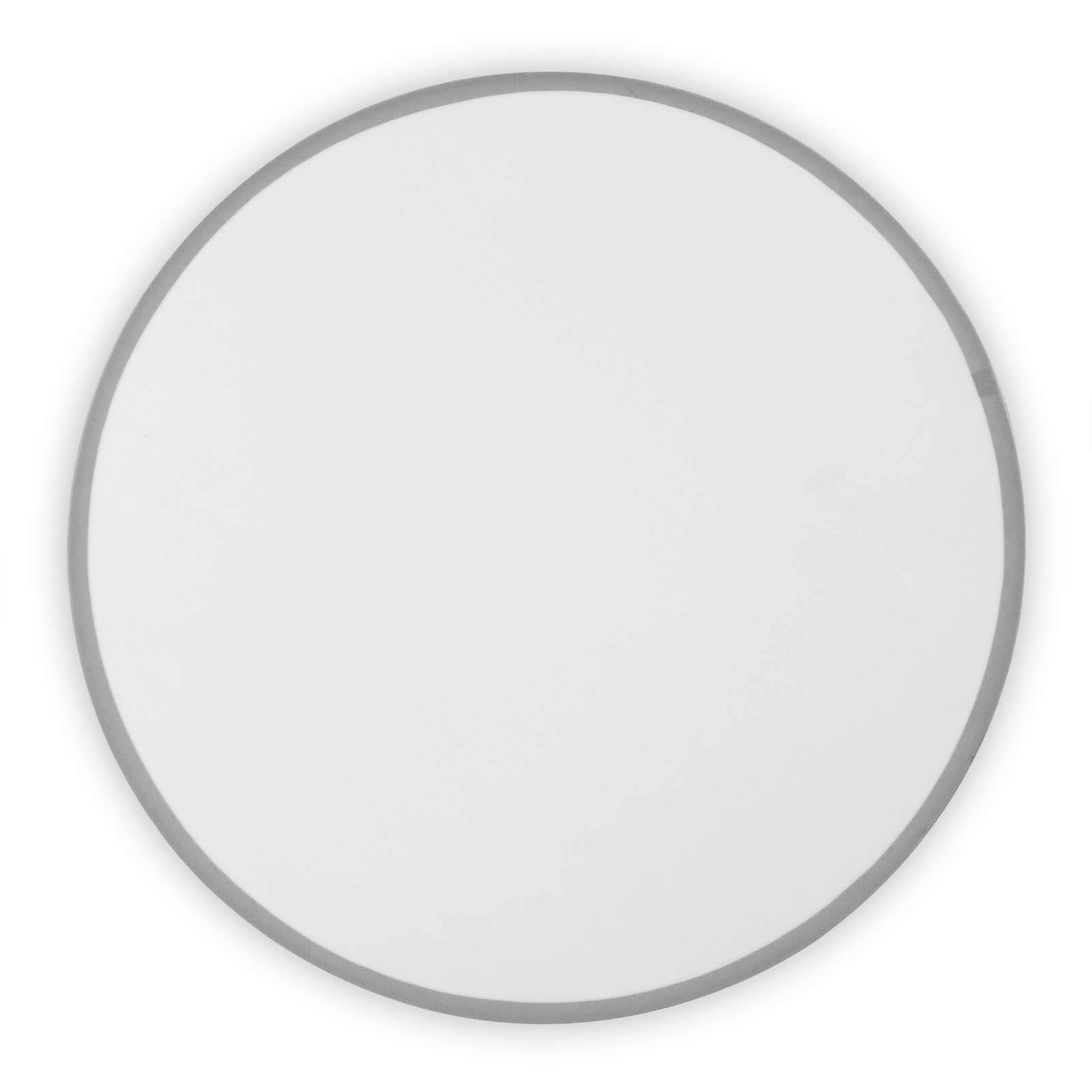 Taklampa Tyg 38 cm Grå – E27 Sockel, 2 Glödlampor