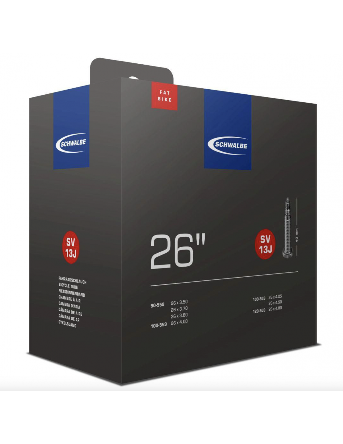 Slang 26tum Fatbike Raceventil Schwalbe
