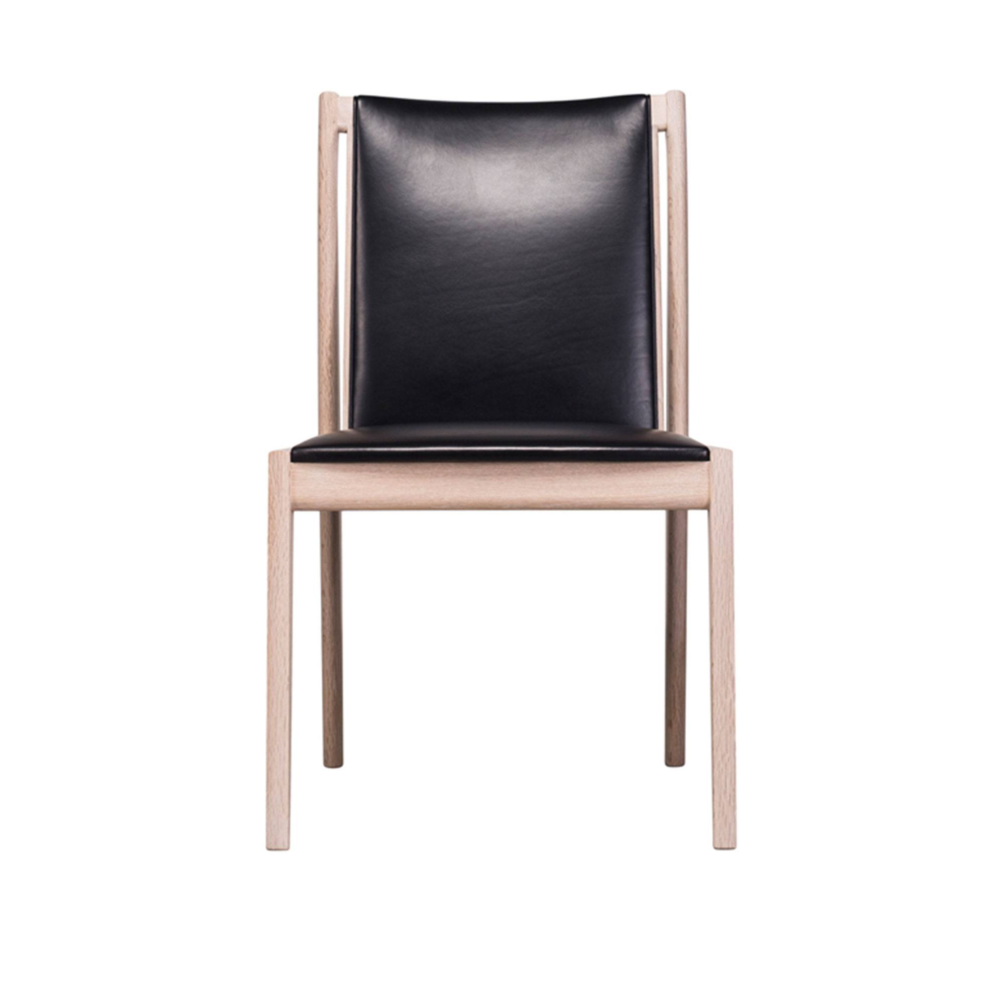 Ritzwell - Claude 1605 Chair, Oak Frame, White Oil Finish, Fabric Cat R., 1052 - Matstolar - Shinsaku Miyamoto