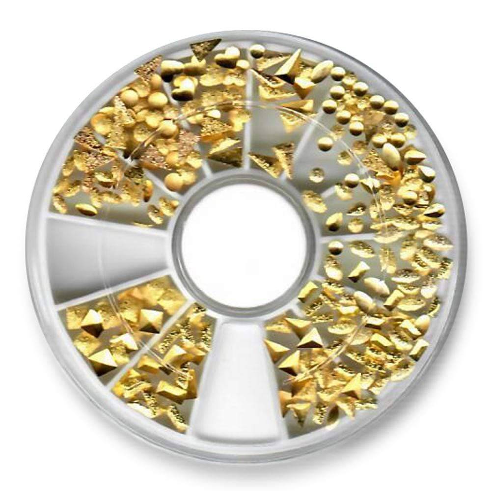 Nail Art Shapes - Metal, Guld Shapes.