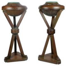 Uplights, Bronze, 1920s-1930s