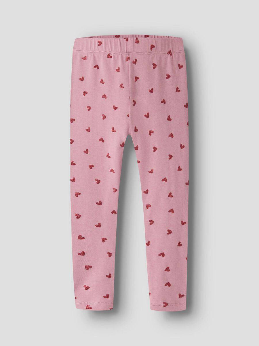 Ekologisk Bomull Leggings - Lila - 122