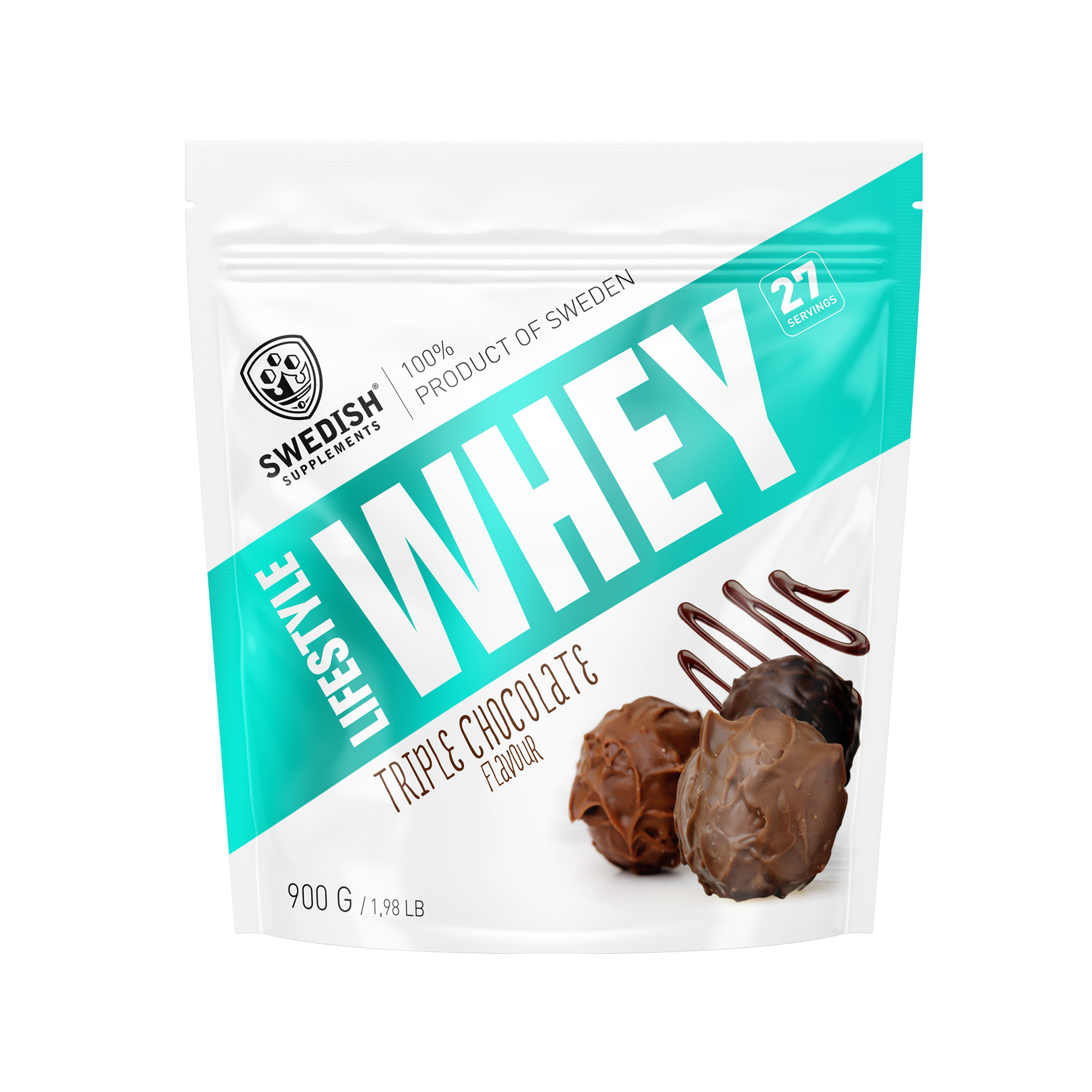 Swedish Supplements Lifestyle Whey Triple Chocolate 900g