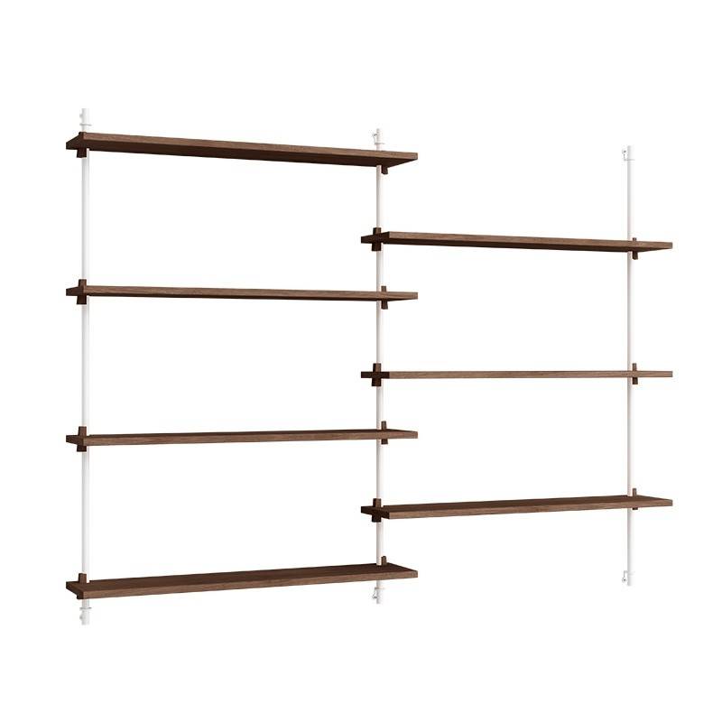 Moebe Wall Shelving Sæt - WS.115.2 Røget eg/Hvid
