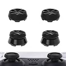 PlayVital Thumbs Pro HURRICANE Thumbstick Grips Cover för ps5 Kontroller,Tumgreppsskydd för ps5,Tumhandtag Caps för ps5-2 Höghöjningar & 2 Medelhöjningar Konkava