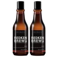 Redken Brews 3-in-1 Shampoo, Conditioner & Body Wash 300ml Double