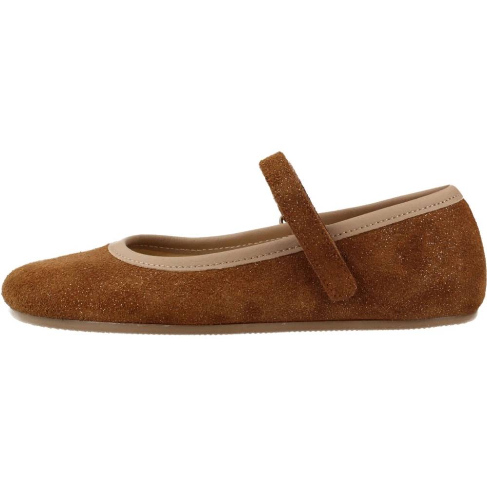 Blanditos by Crio's Balletbd Ballerina - Kids - Dame - Brun - 30 EU - Læder
