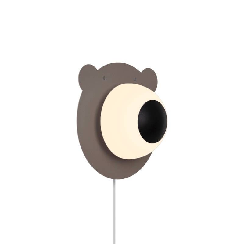 Nordlux bruna Bear vägglampa brun