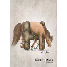 Personlig bokstavstavla med namn - 30x40 cm / H