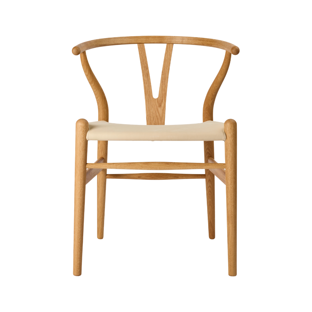 Wegner | CH24P Y-stol | Læder | Carl Hansen & Søn