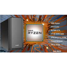 Luc Computer AU38 Ryzen9 7950X3D 64GB RAM, 2TB NVMe 7900XTX